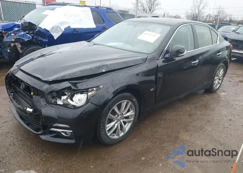 2014 Infiniti Q50 from USA, damaged, VIN JN1BV7AR1EM703013